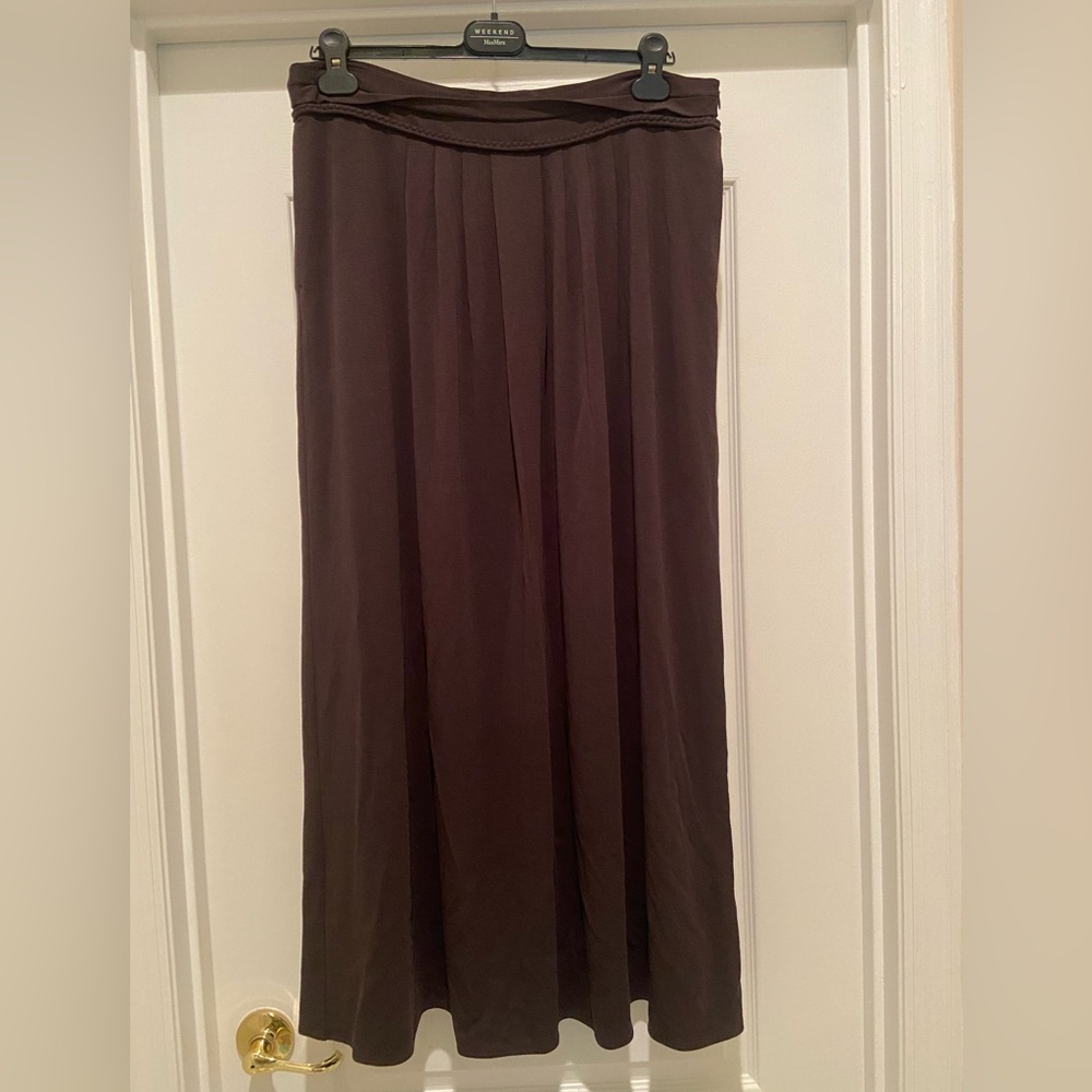 MaxMara Chocolate Maxi Skirt